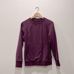 Lululemon Scuba Crew Sweater. Size 4. Purple.